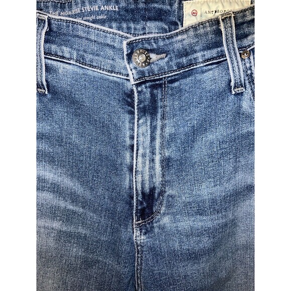 Adriano Goldschmied Jeans Womens Sz 32 ANTHROPOLOGIE High Rise Stevie Ankle - Picture 2 of 11